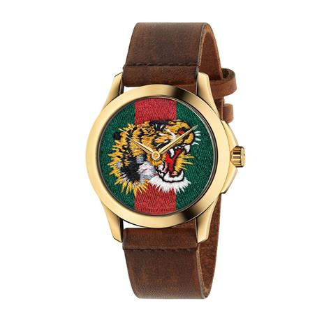 gucci le marché des merveilles leather watch|Gucci Le Marche Des Merveilles Watch YA1264007A .